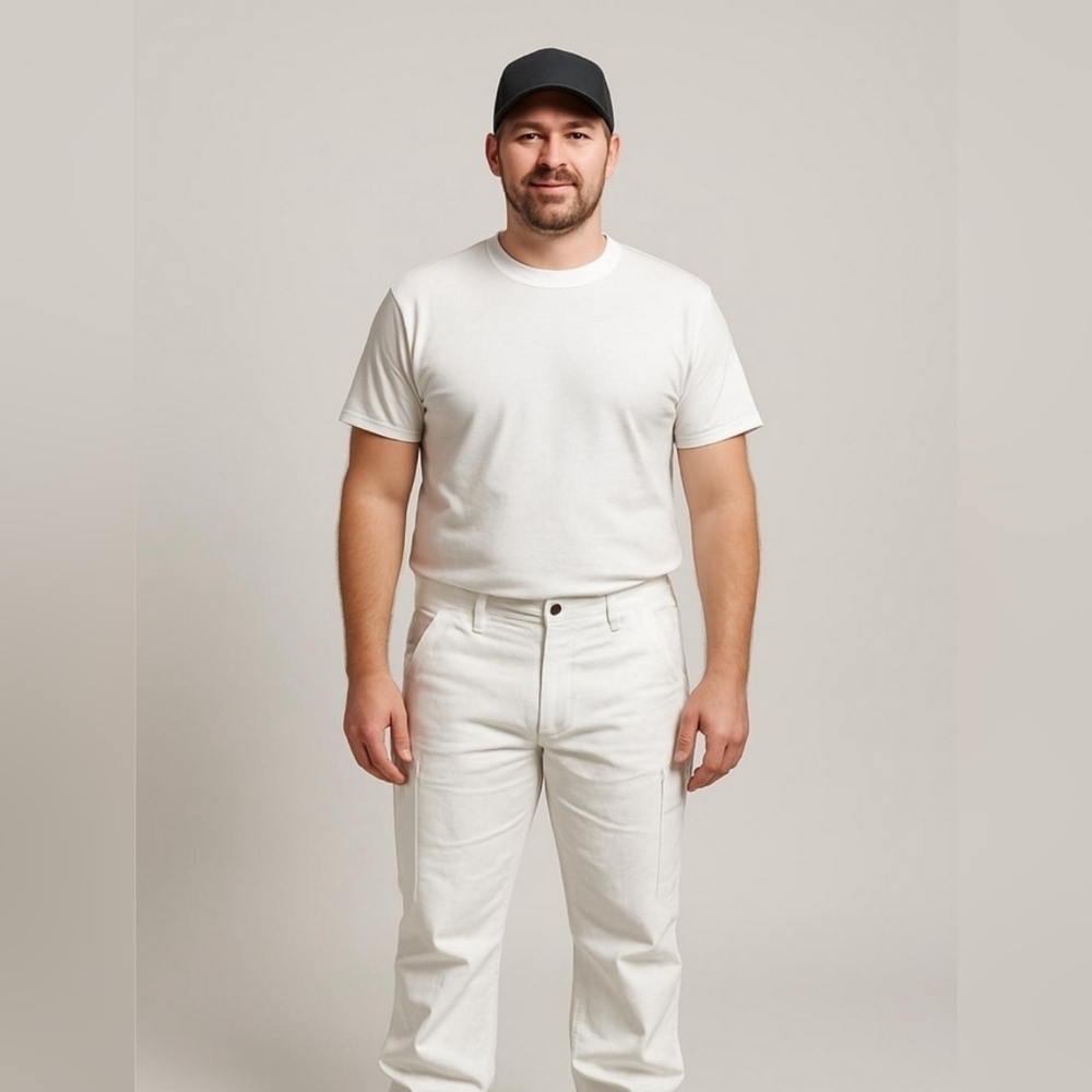 Dickies White Painter Utility Pants Workwear 38x32 NWT